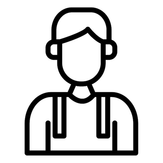 Ilustración vectorial de la confección de hombres