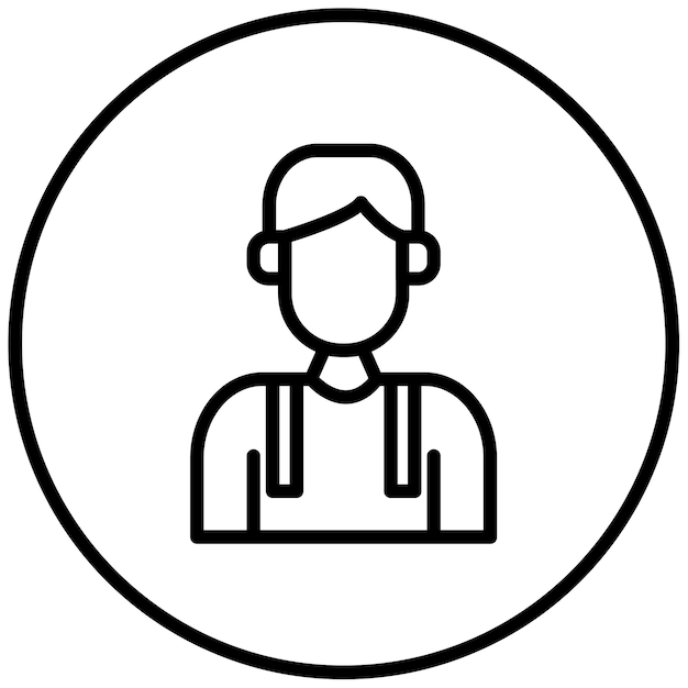 Ilustración vectorial de la confección de hombres