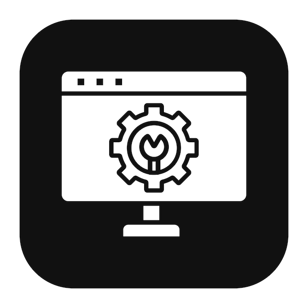 Ilustración vectorial de la configuración
