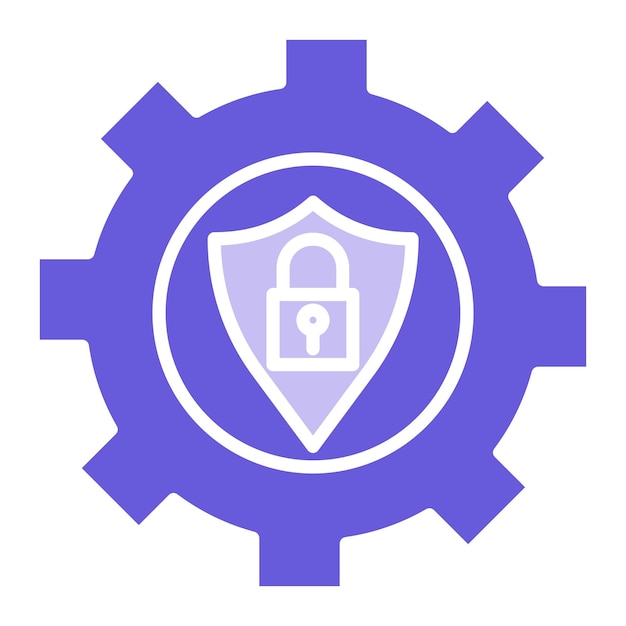 Ilustración vectorial de las configuraciones de seguridad
