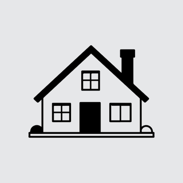 Ilustración vectorial del conjunto de iconos planos de inicio