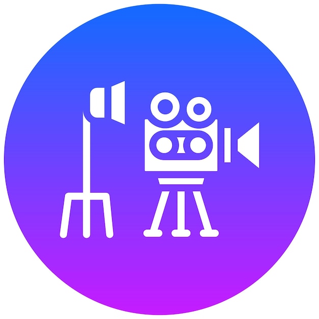 Ilustración vectorial del conjunto de películas