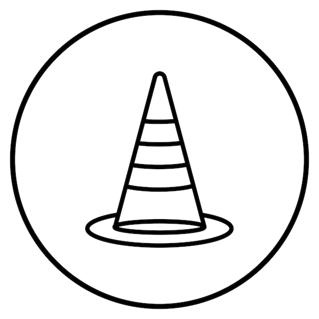Ilustración vectorial del cono