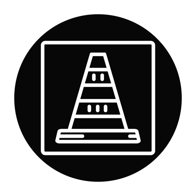 Ilustración vectorial del cono