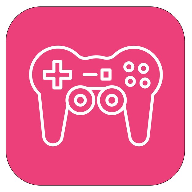 Ilustración vectorial de la consola de juego