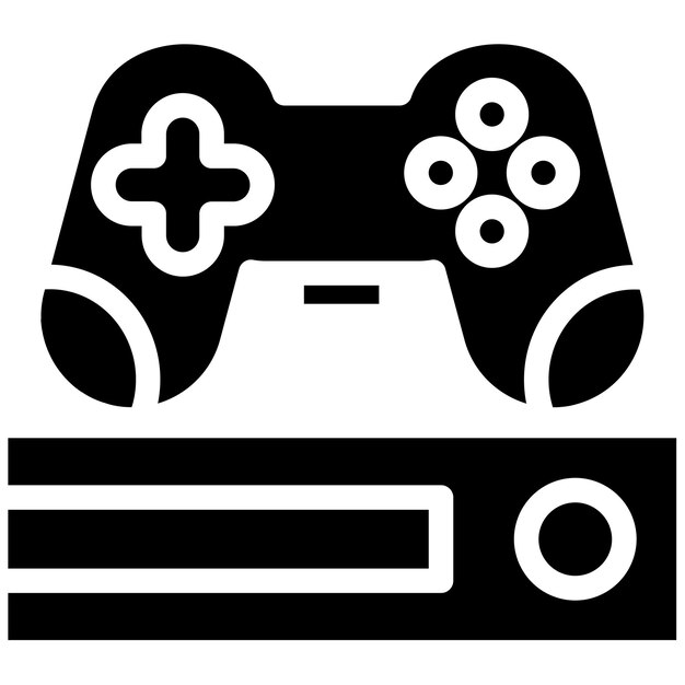 Ilustración vectorial de la consola