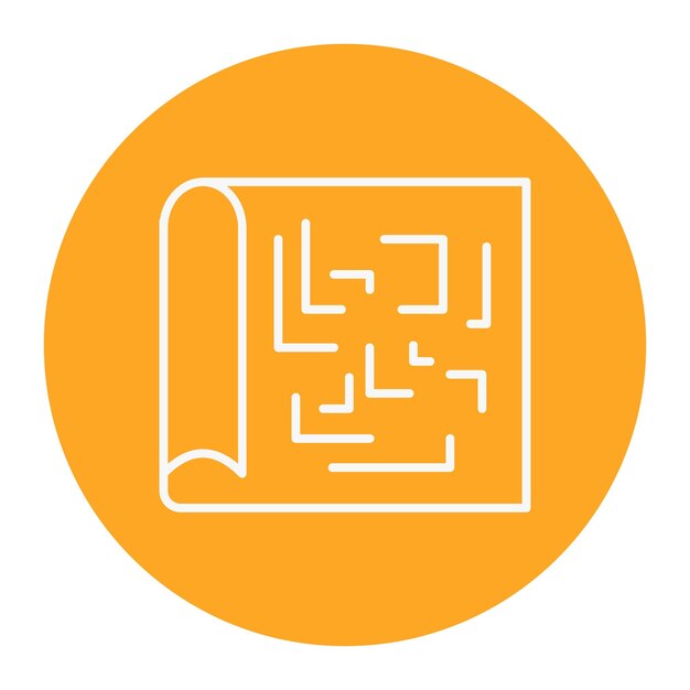 Ilustración vectorial de construcción de planos