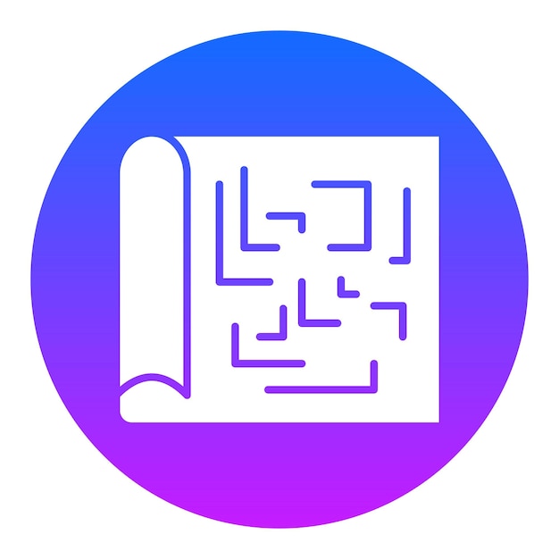 Ilustración vectorial de construcción de planos