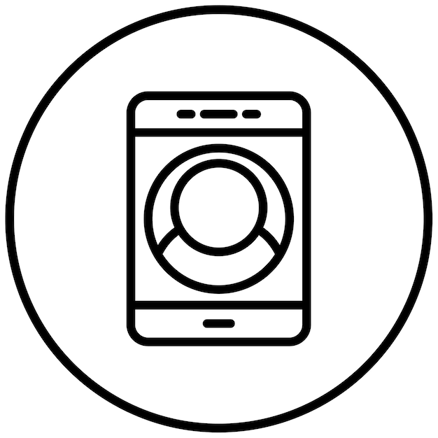 Ilustración vectorial de contactos