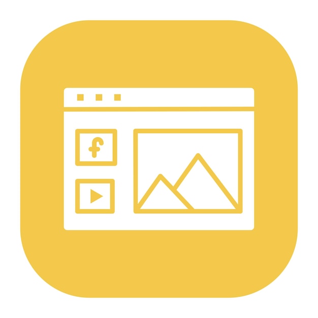 Ilustración vectorial de contenido en línea