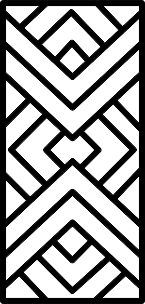 Ilustración vectorial del contorno de las alfombras sólidas
