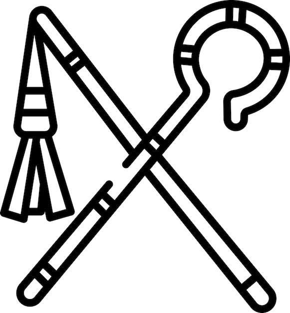 Ilustración vectorial del contorno de Crooksolid