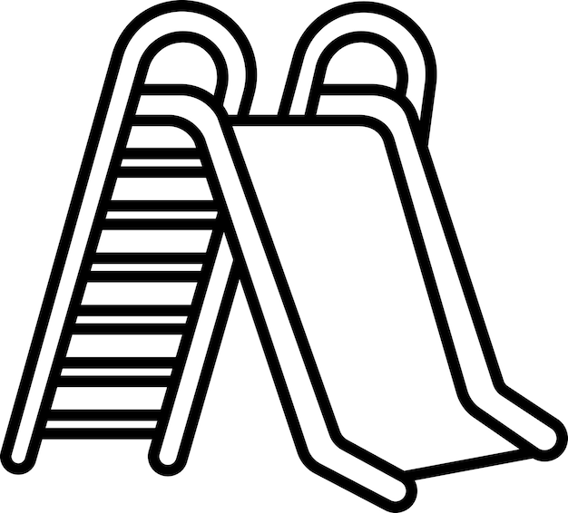 Ilustración vectorial del contorno del deslizador