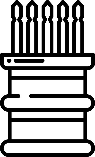 Ilustración vectorial del contorno de Kau Chimsolid