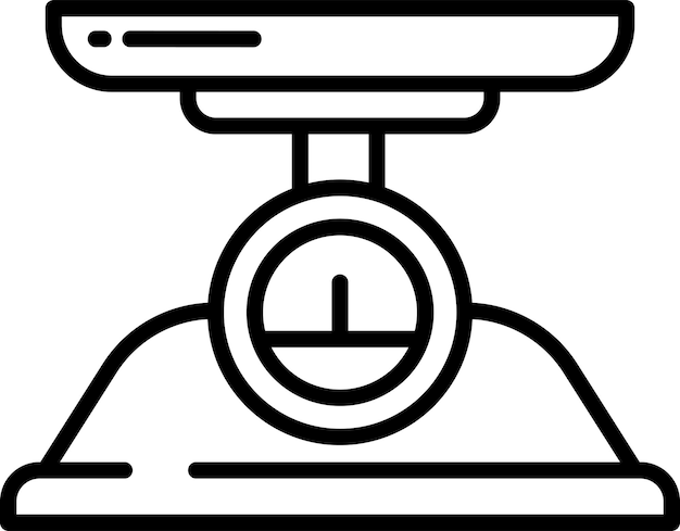 Ilustración vectorial del contorno del laboratorio