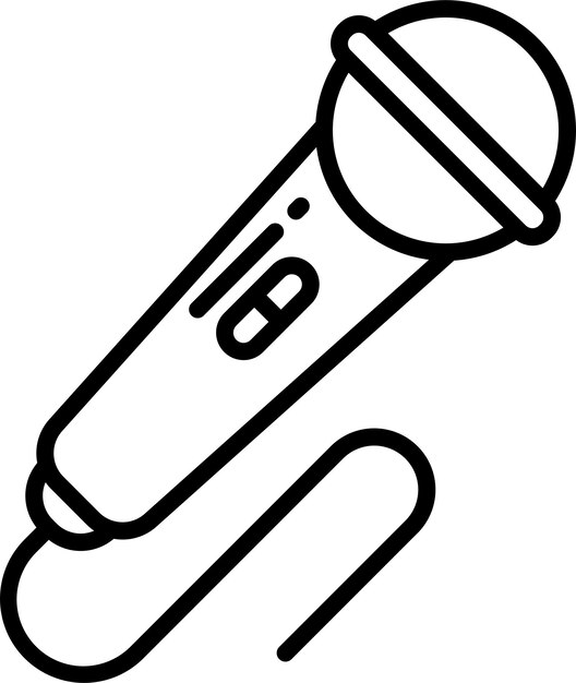 Ilustración vectorial del contorno de micsolid