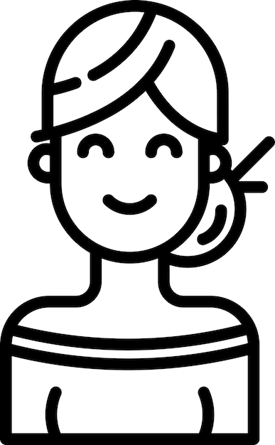 Ilustración vectorial del contorno del paisaje