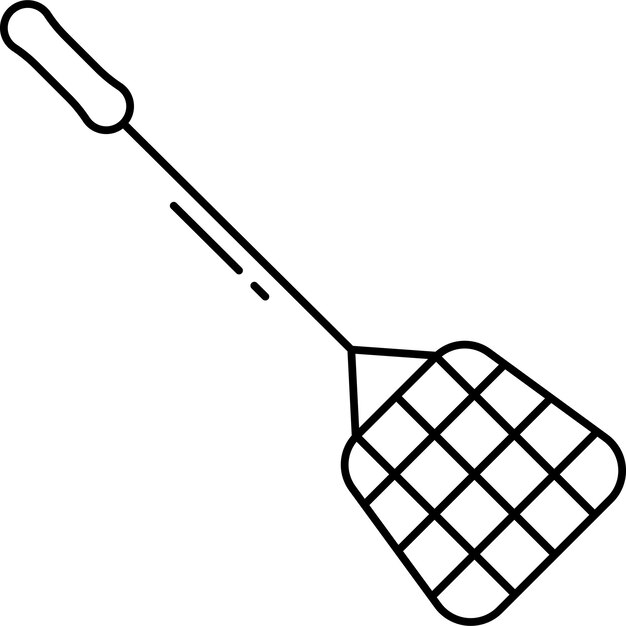 Ilustración vectorial del contorno de la paleta