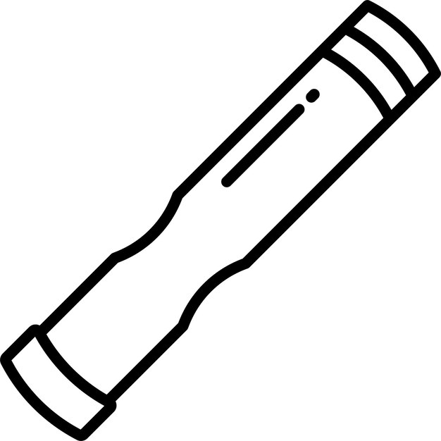 Ilustración vectorial del contorno sólido de Muddlers
