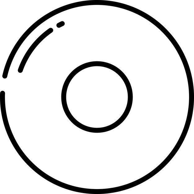 Ilustración vectorial del contorno sólido de los registros