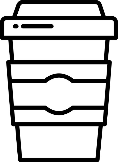 Ilustración vectorial de contorno sólido