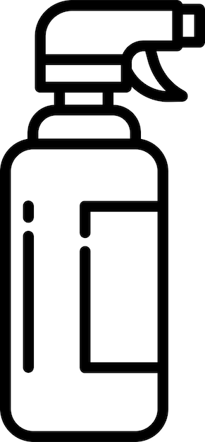 Ilustración vectorial del contorno de Spraysolid