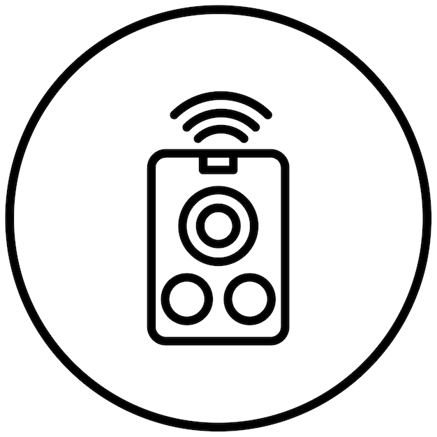 Ilustración vectorial de control inteligente