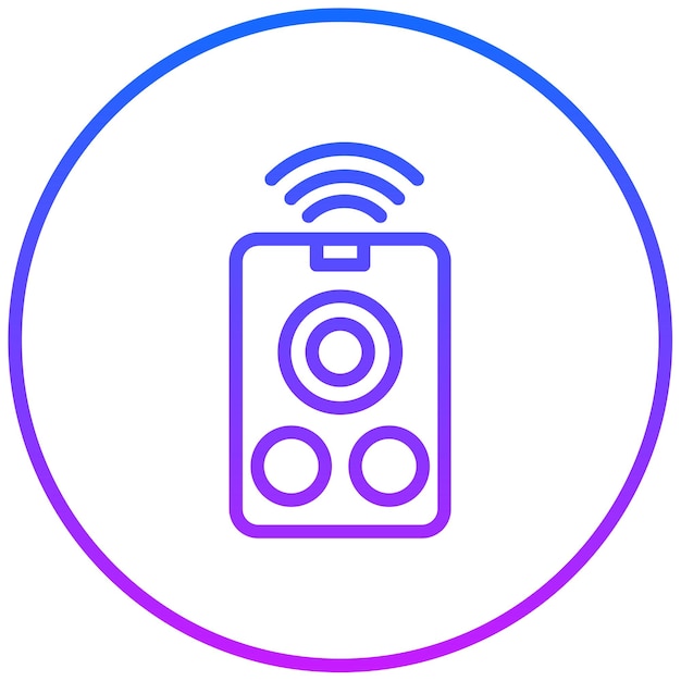 Ilustración vectorial de control inteligente