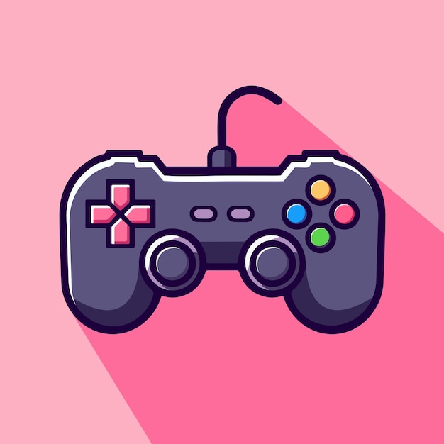 Vector ilustración vectorial del controlador del gamepad vectorial