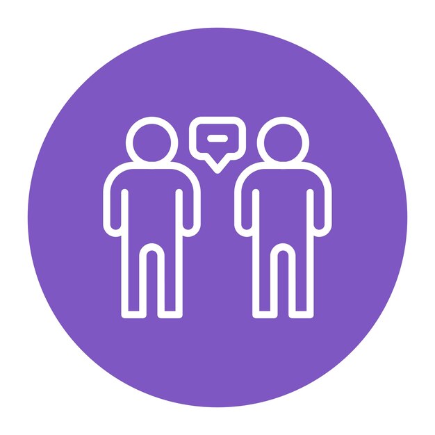 Ilustración vectorial de conversaciones