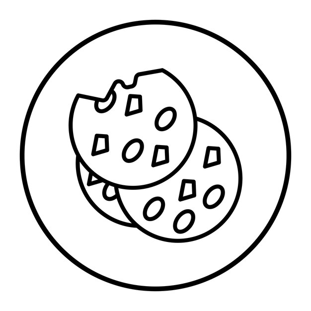 Ilustración vectorial de las cookies