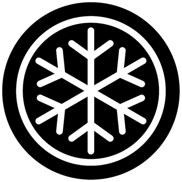 Ilustración vectorial de copos de nieve