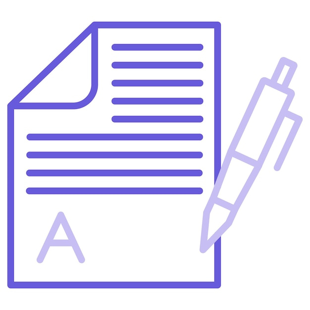 Ilustración vectorial de copywriting