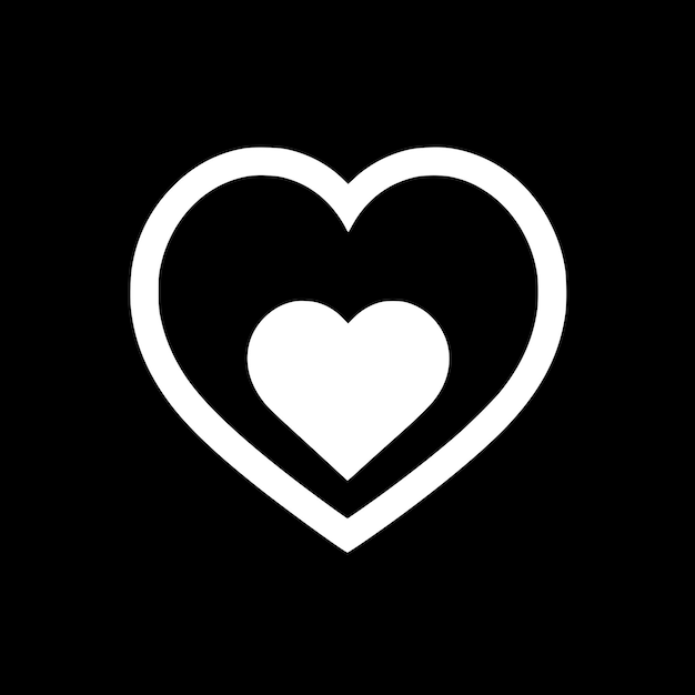 Ilustración vectorial de corazón de alta calidad para el gráfico de camisetas