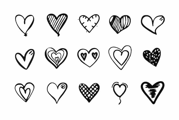 Ilustración vectorial del corazón del paquete