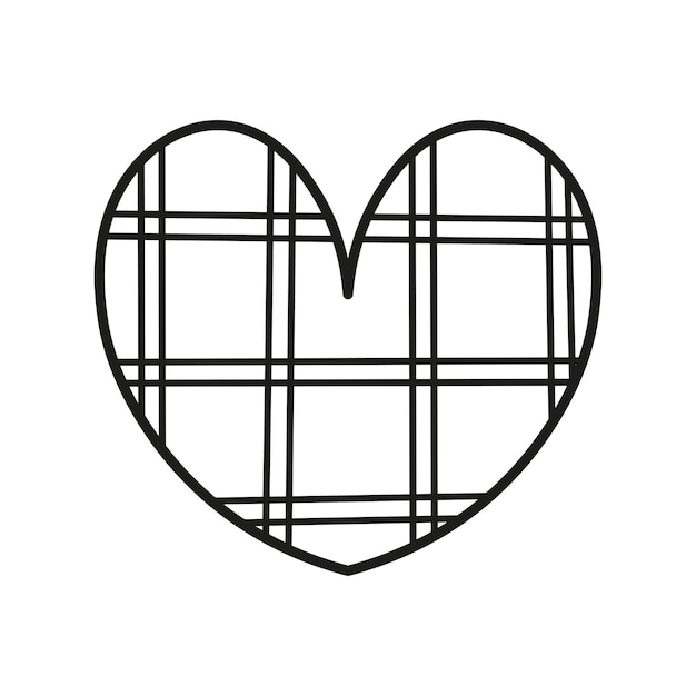 Ilustración vectorial de corazón