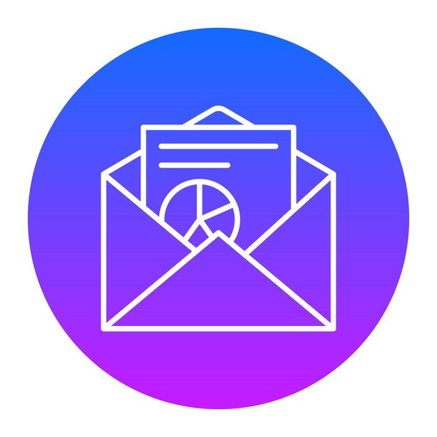Ilustración vectorial por correo electrónico