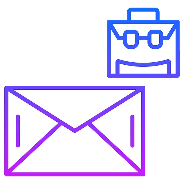 Ilustración vectorial por correo electrónico