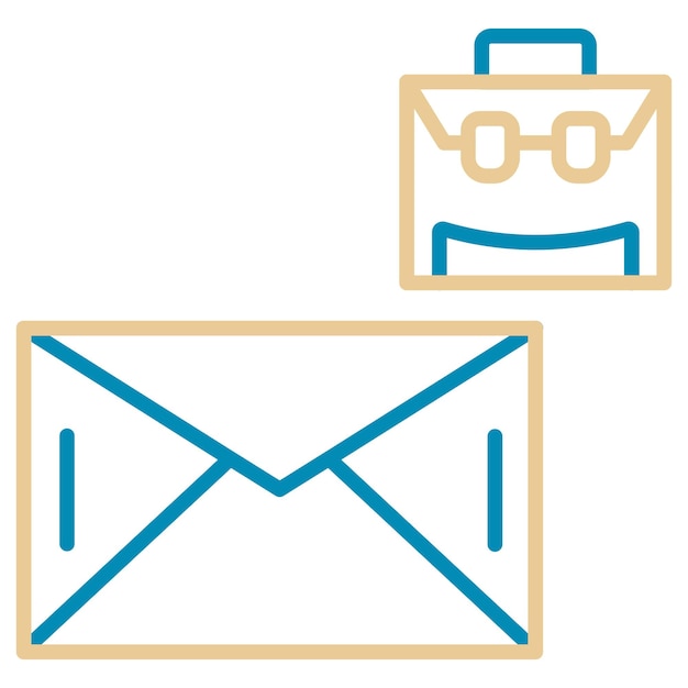 Ilustración vectorial por correo electrónico