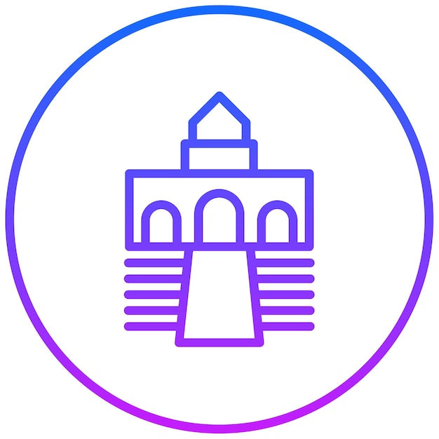 Ilustración vectorial de la costa de Amalfi