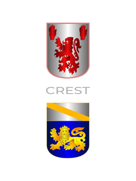 Ilustración vectorial de la cresta de la familia Carroll