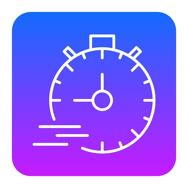Ilustración vectorial del cronómetro