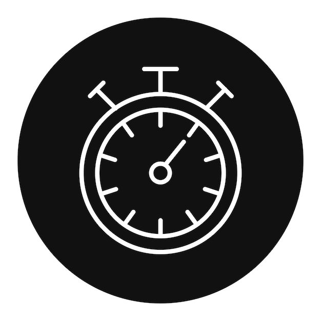 Ilustración vectorial del cronómetro