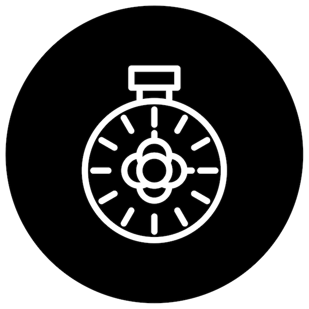 Ilustración vectorial del cronómetro
