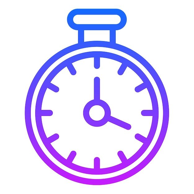 Ilustración vectorial del cronómetro