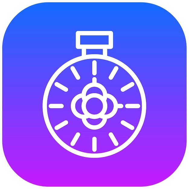 Ilustración vectorial del cronómetro