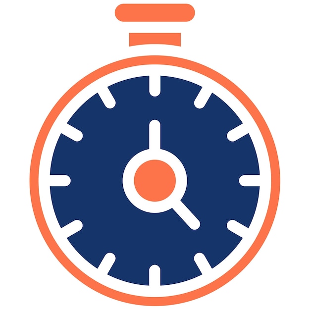 Ilustración vectorial del cronómetro
