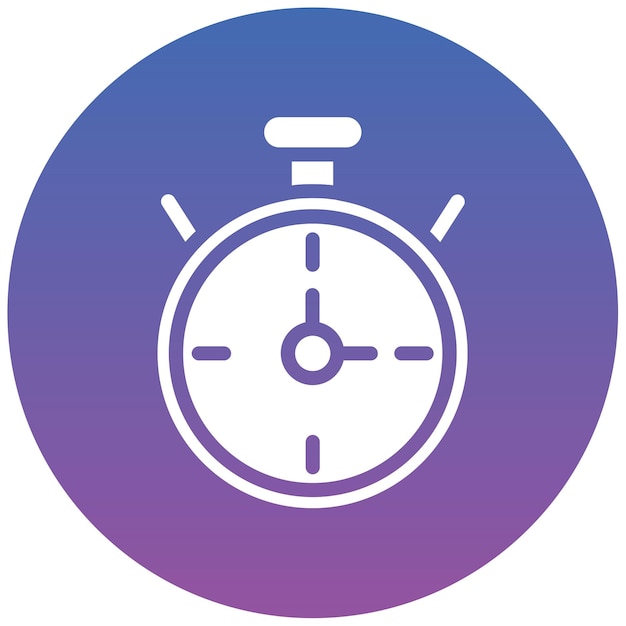 Ilustración vectorial del cronómetro