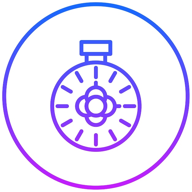 Ilustración vectorial del cronómetro
