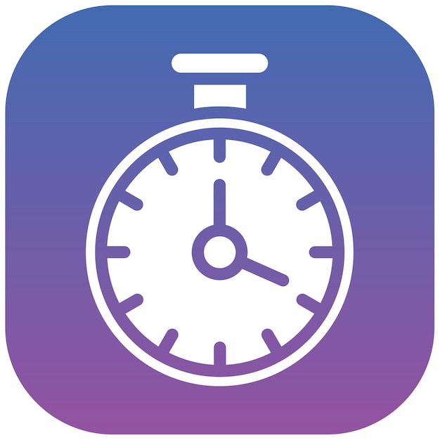 Ilustración vectorial del cronómetro